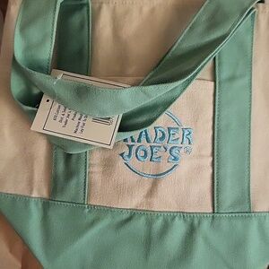 Trader Joe’s Mini Tote Bags - Pastel Green Set of Two